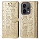 thumbnail image 1 of Funda Cartera FOXDOCK para OPPO Reno 14 5G , Flip PU con Relieve de Gatos y Perros, Tarjetero y Soporte, 1 of 6