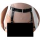 thumbnail image 1 of Arnés de cadena corporal de cuero punk, cinturón de cadena para la cintura, joyería corporal, cadena de pierna negra, liga sexy y linda, cadena de campaña para mujeres y niñas, 1 of 7