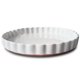 thumbnail image 1 of Molde para Tartas MORA Cerámica 24 cm Blanco con Borde Acanalado, 1 of 7