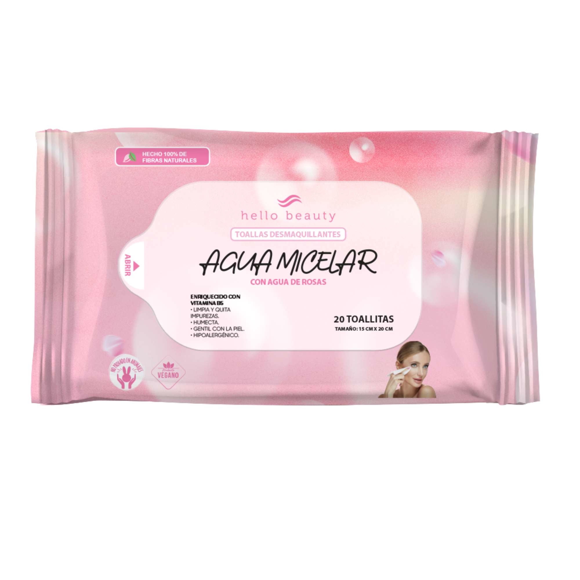 Toalla Desmaquillante 20 Un Hello Beauty