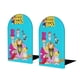 thumbnail image 1 of Schoolhouse Rock Sujetalibros decorativos temáticos, tope para estantería con base antideslizante, uso dual para hogar y oficina - 2 piezas, 1 of 6