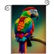 thumbnail image 1 of Loro-bandera de jardín temática. Regalo perfecto para fans, amigos y familiares, ideal para actividades al aire libre y decoración de fiestas.28CM*45CM, 1 of 5