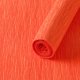 thumbnail image 1 of Xiao Hua Rollo de Papel Crepé Naranja Intenso 98.43 X 19.69 Pulgadas 1 Rollo - Fácil de Cortar, Doblar y Dar Forma, Perfecto para Hacer Flores a Mano, Suministros de Fondo para Manualidades DIY de, 1 of 3