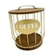 thumbnail image 2 of Contenedor Organizador De Almacenamiento Para Soporte De Cápsulas De Café Para Mostrador De Decoración De Barra De Café Aureate, 2 of 3
