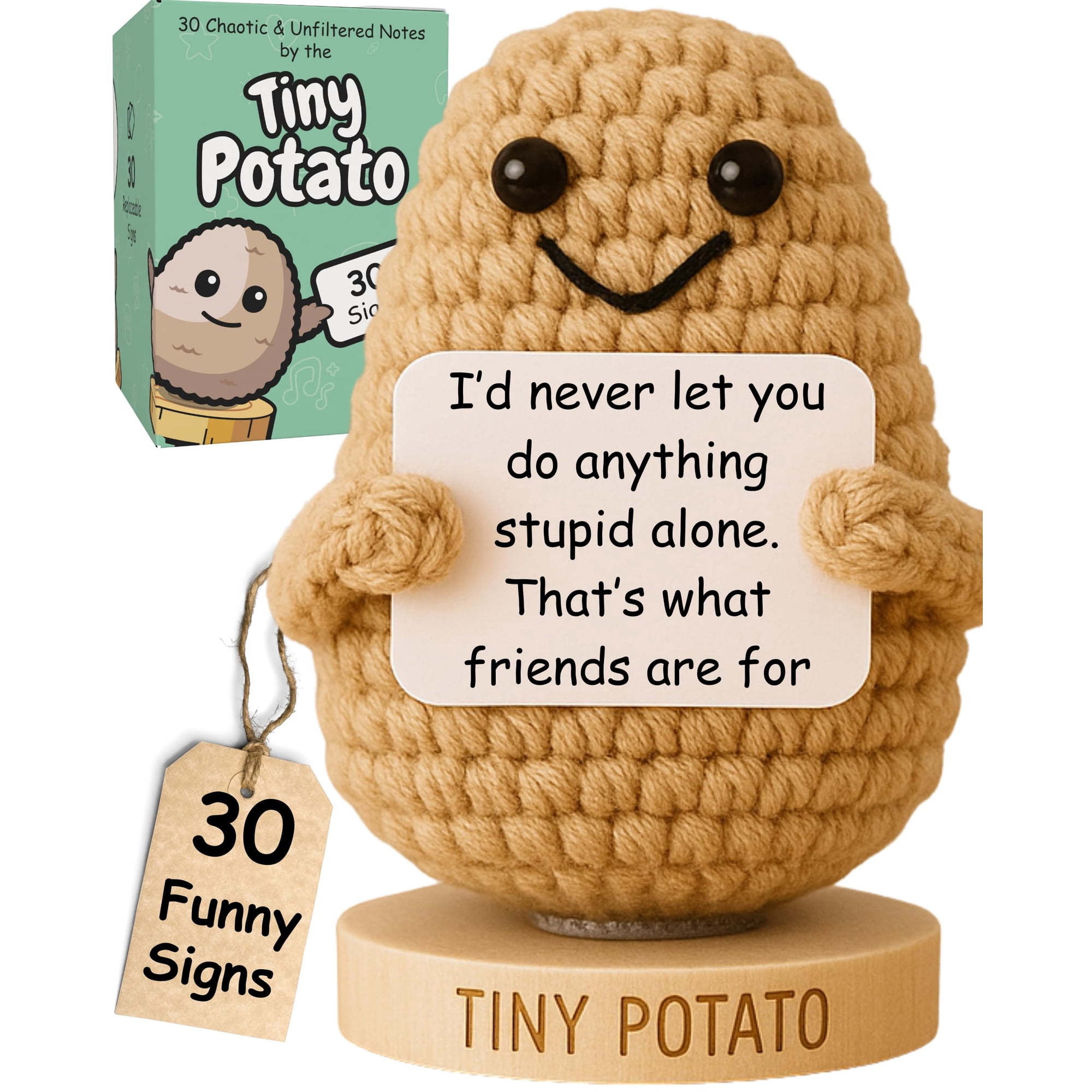 Got You A Little Something - Regalo De Amistad: Pequeña Papa De Crochet