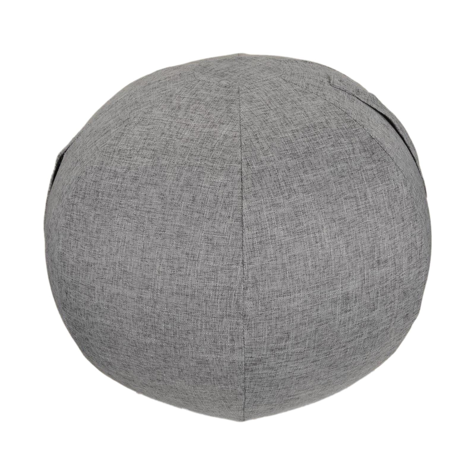 Ioensy - Cubierta De Pelota De Yoga Cubierta De Pelota Protectora Plegable Cubierta De Pelota Antiexplosión Gris 55 Cm