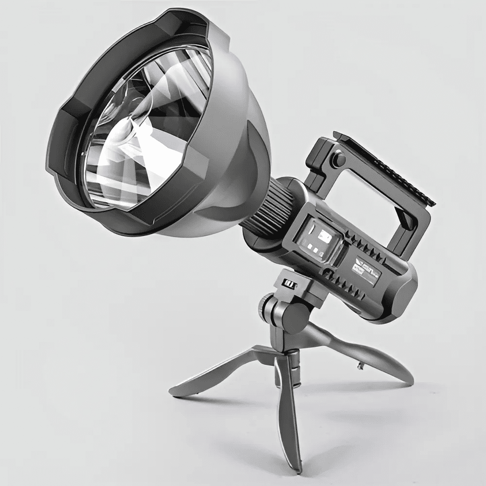 Genérico - Linterna Led De Largo Alcance, Foco, 600 Metros+usb+trípode, Color De La Linterna: Blanco, Color De Luz: Blanco