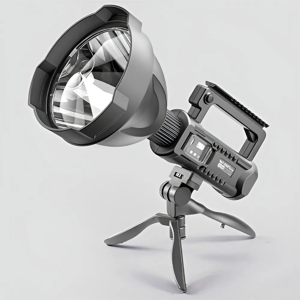 Genérico - Linterna Led De Largo Alcance, Foco, 600 Metros+Usb+Trípode, Color De La Linterna: Blanco, Color De Luz: Blanco