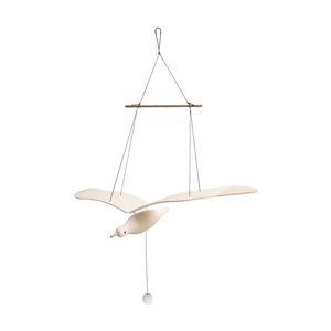 Bothyi - Adorno Móvil De Gaviota De Madera, Colgante Único Para Dormitorio, Sala De Estar Y Jardín