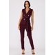 thumbnail image 1 of Conjunto de Top y Pantalón de Moda Vino L, 1 of 5