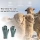 thumbnail image 4 of Guantes mágicos de lana de invierno para mujer con pantalla táctil y forro polar cálido., 4 of 5