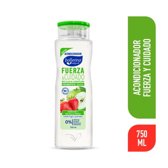 Acondicionador Bellerina fuerza y cuidado, 750 ml