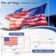 thumbnail image 2 of Asta de bandera Anovo 150 cm Acero inoxidable Blanco – Kit, 2 of 7
