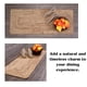 thumbnail image 5 of Tapete de mesa Savi Home Farmhouse, yute, 13 x 90 cm, color natural, 5 of 9