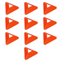 Ioensy - 10 Piezas De Conos De Entrenamiento De Fútbol, Conos De Fútbol Para Tráfico De Motocicletas, Jardín, Color Naranja