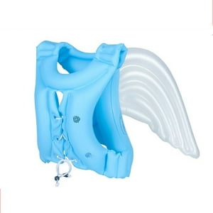 Defensor - Chaleco Flotador Con Alas, Natación, Piscina Talla M Celeste
