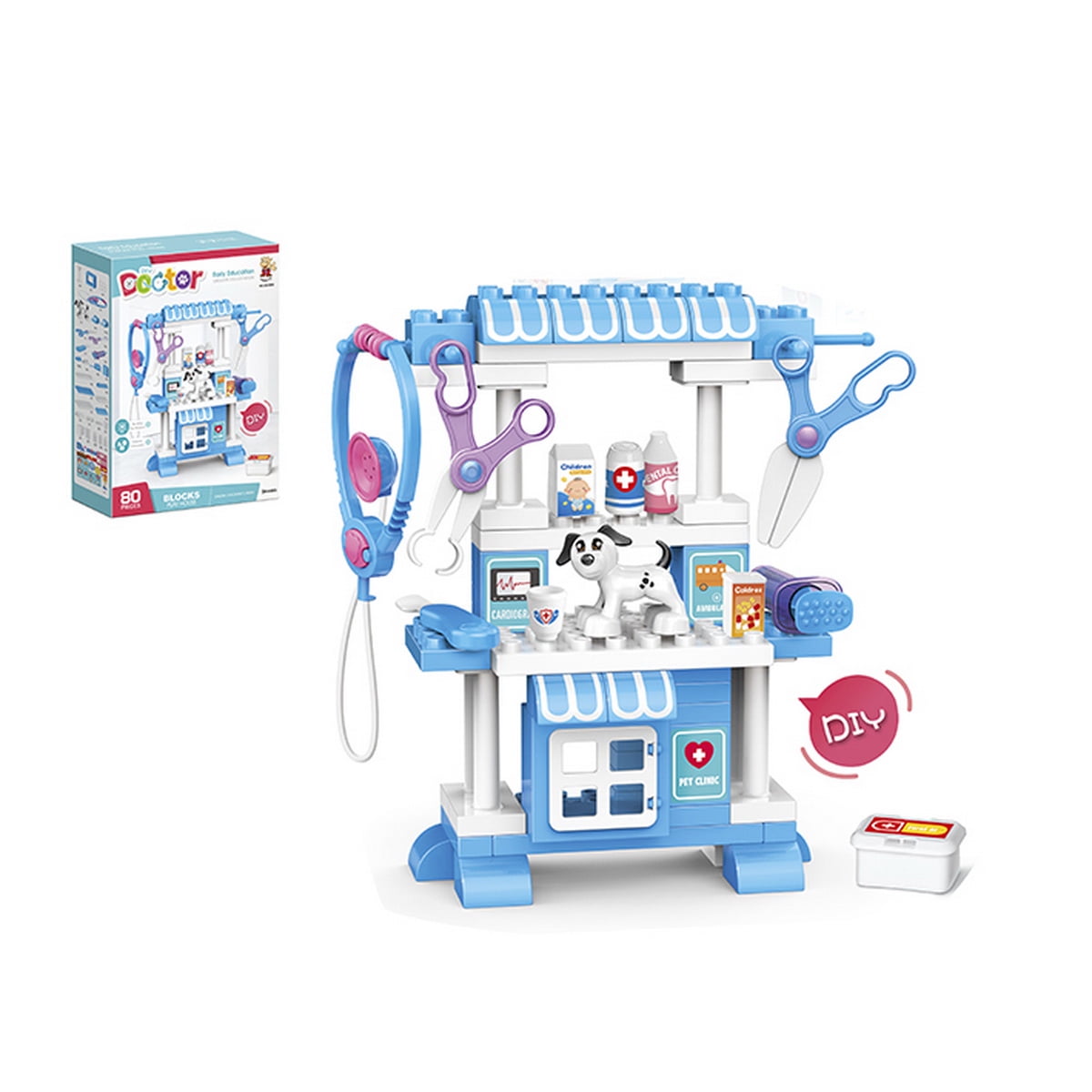 Everkids - Juego Bloques (veterinaria)