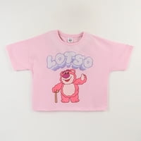 Polera Manga Corta Niña Rosado Lotso Toy Story Disney