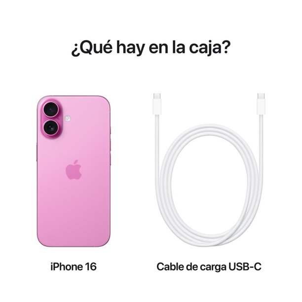 iPhone 16 5G 256GB Rosado | Lider