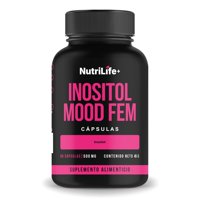 Inositol Mood Fem 90 Capsulas 500 Mg Nutrilife+ Bienestar Sin Sabor