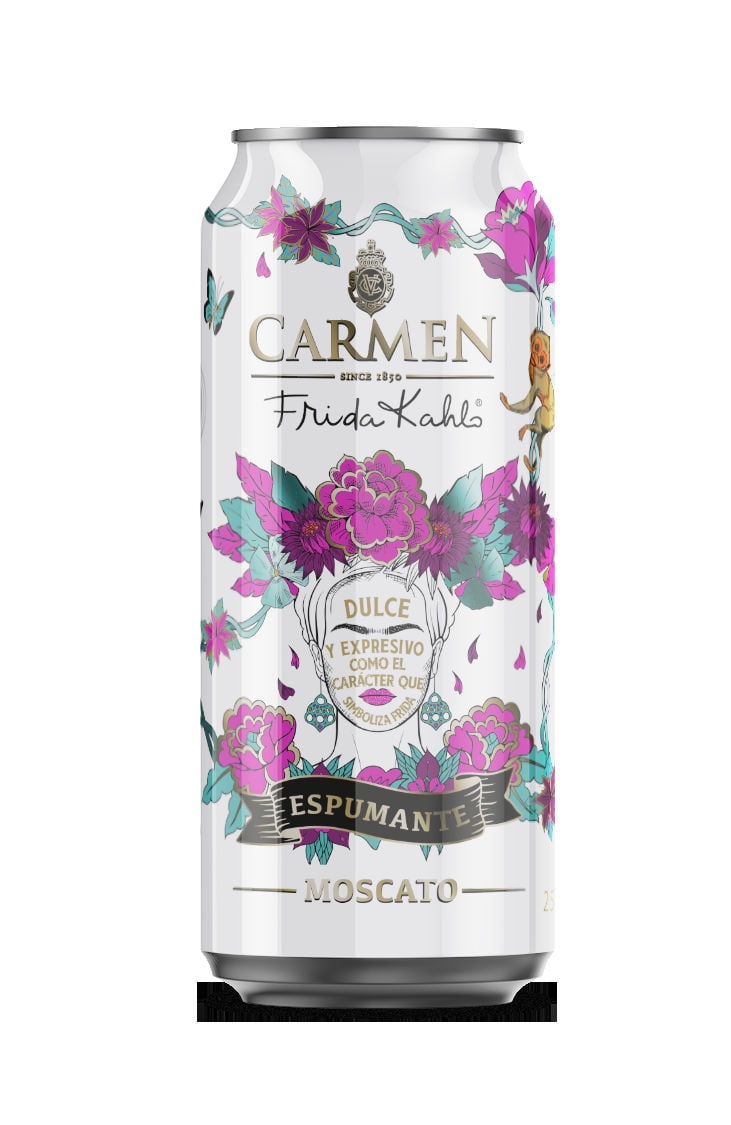 Espumante Moscato Frida Kahlo 12° Lata 250 ml Carmen