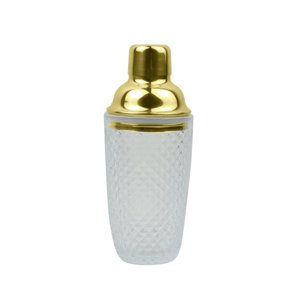 Magideal - Coctelera Coctelera Para Beber Cóctel 350Ml Mezclador De Bebidas Juego De Barman Herramienta De Barra De Colador Coctelera De Martini Para Boda Kithen Dorado