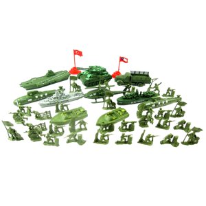 Magideal - Juego De Figuras De De 52 Piezas, Juego Coleccionable, Miniaturas, Juego De Simulación Con Tanque, Accesorios Para Vehículos, Modelo, Figuras , B B