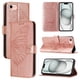thumbnail image 5 of Funda cartera mariposa para iPhone 16e con soporte y ranuras para tarjetas Oro rosa, 5 of 5