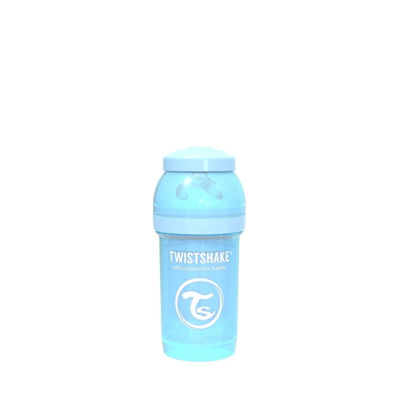 Twistshake - Mamadera 180Ml Anticólico Azul