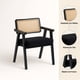 thumbnail image 4 of Pack de 2 Sitiales Acolchado Chandigarh Butaca Rattan - Negro, 4 of 7