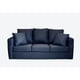 thumbnail image 1 of Sofa Anastasia 3 Cuerpos Tela Azul, 1 of 3