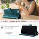 thumbnail image 3 of Funda Acolchada con Anilla y Correa para Samsung Galaxy S21 FE Slots para Tarjetas Verde, 3 of 5