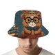 thumbnail image 4 of Castor Sombrero bucket para adultos, gorra de protección solar, sombrero de pescador plegable para viajes al aire libre, pesca y actividades de verano, 4 of 6