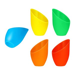 Ioensy - Paquete De 5 Pantallas De Plástico Con Cubierta De Luz Para Ventilador De Techo