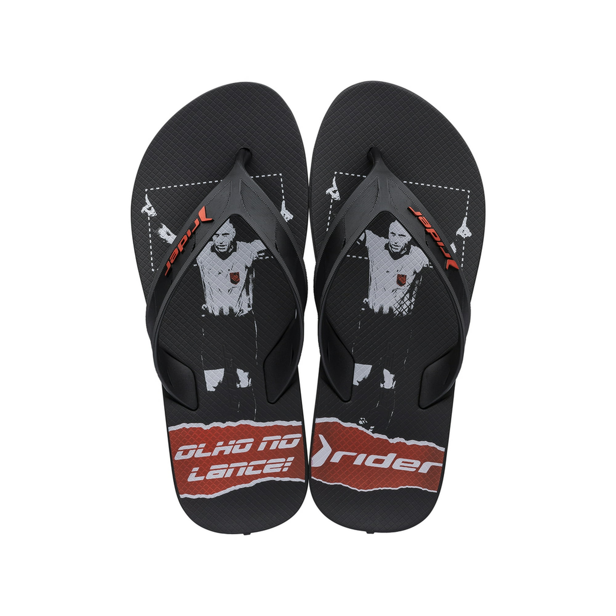 Sandalia Hombre Rojo/negro Street Rider