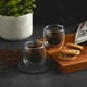 thumbnail image 5 of Set 2 Tazas Vidrio Doble Pared Expreso 80 ml Simplit, 5 of 8