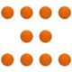 thumbnail image 3 of 10 Pelotas De Espuma EVA Para Practicar Swing De Golf, Color Naranja, 3 of 5