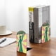 thumbnail image 5 of El Show de Gumby Sujetalibros decorativos temáticos, tope para estantería con base antideslizante, uso dual para hogar y oficina - 2 piezas, 5 of 6