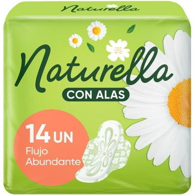 Toallas Higiénicas Con Alas Manzanilla Bolsa 1 Un Naturella