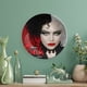 thumbnail image 5 of Cruella de Vil Plato decorativo de porcelana fina (bone china), plato decorativo de cerámica para hogar, oficina, soporte de pared, platos decorativos para dormitorio - 6 pulgadas (15 cm), 5 of 6