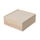 thumbnail image 3 of Caja De Almacenamiento De Madera, Caja Rústica Para Dulces De Boda, Pasatiempos Artísticos, Tarjetas De Amantes DIY, 20x20x8cm, 3 of 5