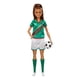 thumbnail image 4 of Barbie Profesiones Futbolista Uniforme Verde 29 cm, 4 of 5