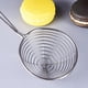 thumbnail image 3 of Cuchara de drenaje, colador de acero inoxidable, colador, colador, cuchara de perla Boba, colador, cuchara sopera, cuchara espumadera de malla antiadherente con mango, utilizada para freír alimentos, 3 of 6