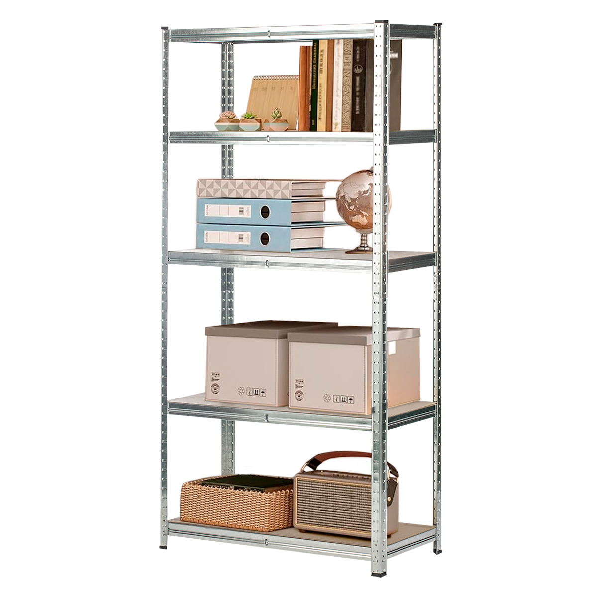 Estante Rack Metálico Decoteam 5 Estantes 180 X 90 X 40