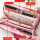 thumbnail image 3 of Cartera de mujer, cartera larga con cremallera para estudiante, cartera informal, cartera para teléfono móvil, cartera moderna para mujer, 3 of 5