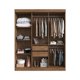 thumbnail image 3 of Clóset New York 6 Puertas 2 Cajones Interiores Mdf Cataño - Negro, 3 of 7