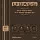 thumbnail image 1 of Cuerdas Para Ubass Flat Wound Solid Body KA-BASS-4FW-SC Kala, 1 of 2