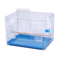 Ioensy - Jaula Para Pájaros, Suministros Para Mascotas Con Taza De Comida, Casa Para Loros, Pinzones, Periquitos