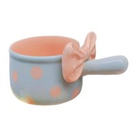 Bothyi - Cuenco De Ensalada De Frutas Con Asas, De Cerámica, Para Sopa, Cereales, Estofado De Res, Pasta, Color Azul