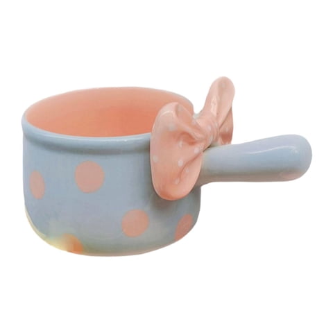 Bothyi - Cuenco De Ensalada De Frutas Con Asas, De Cerámica, Para Sopa, Cereales, Estofado De Res, Pasta, Color Azul